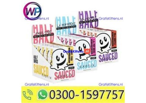 Half Bak'd Sauce'd Exotix THCA Disposable Vape | 4g | 5ct Display In Lahore~03001597757
